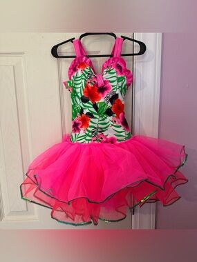 Tropical Floral Costume Dress